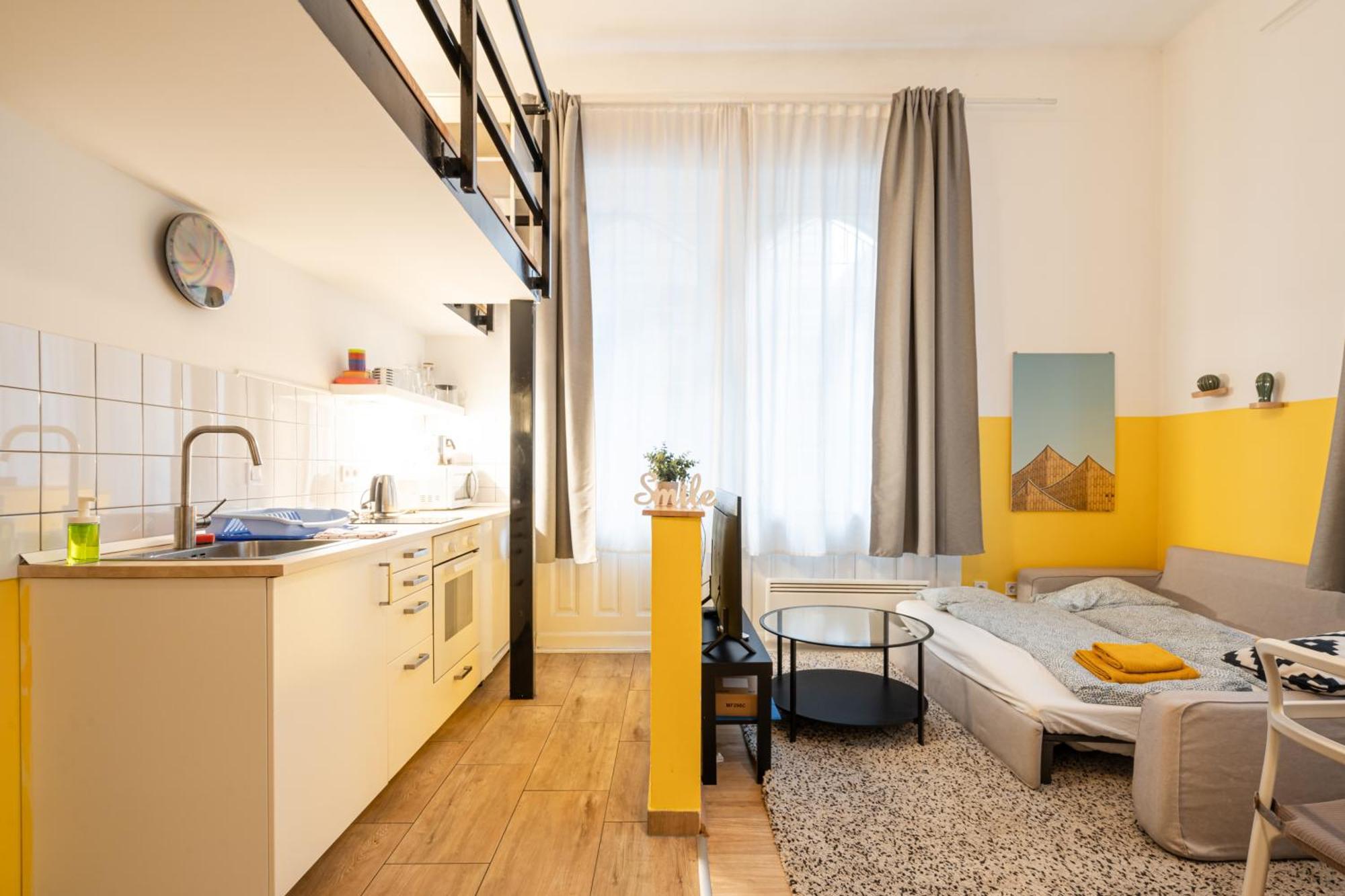 בודפשט Charming Studio In The Heart Of The Jewish Quarter W41 Yellow מראה חיצוני תמונה